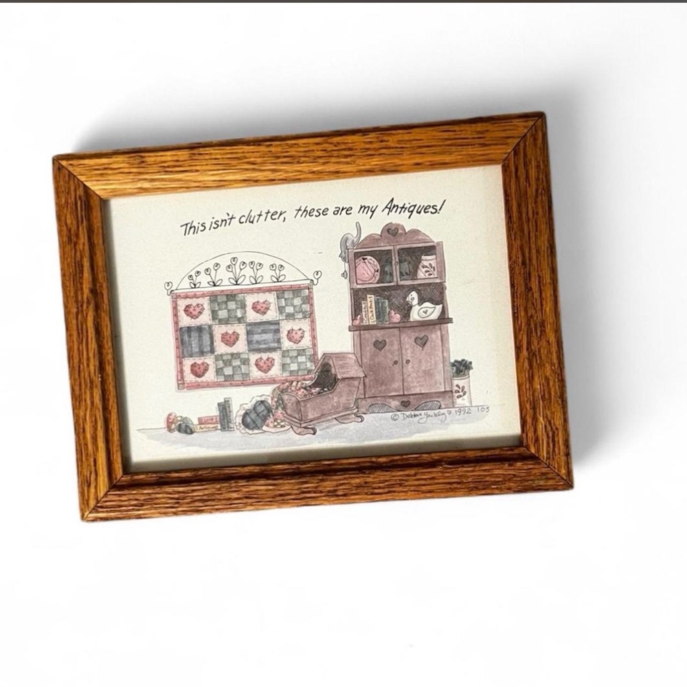 Framed Art Print with Wooden Frame